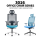 3016-Fashion high-back computer mesh chair for office or home
