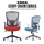 3008-Cost-effective simple adjustable mid-back staff chair