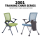 2001-Traning chair with write pad and breathable mesh for conference room or shool