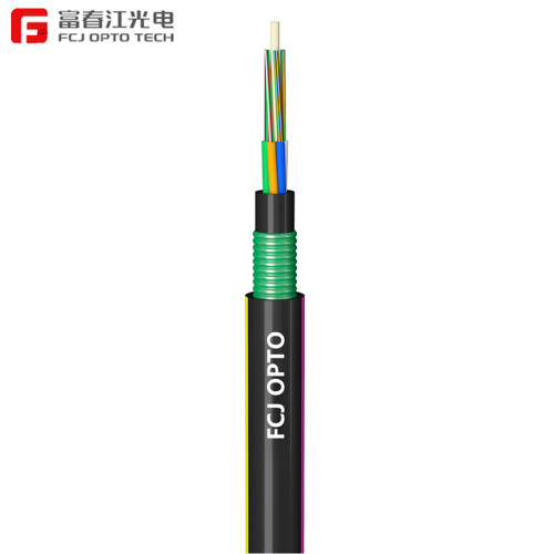 Armored GYFTY53 Stranded Loose Tube 12 24 48 72 Core Cable de fibra óptica para medidor de potencia óptica