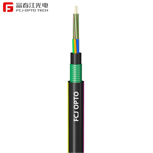 FCJ factory Armored GYFTY53 Stranded Loose Tube 12 24 48 72 Core Cable Optical Fiber for Optical Power Meter