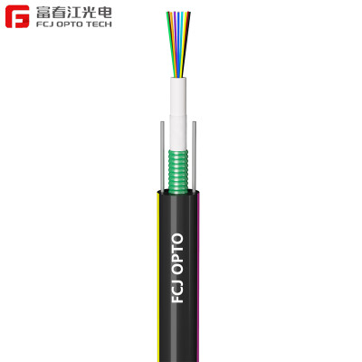 FCJ factory GYXTW Outdoor Duct Aerial Uni-tube Light-armored Cable