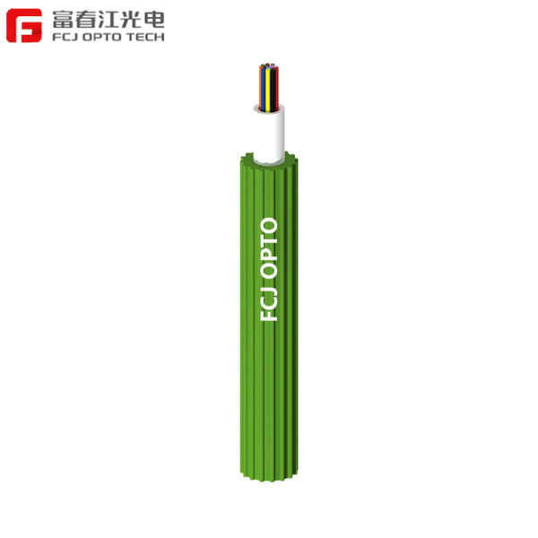 Mini air-blown 2 ~ 24 Core Super Mini Unitube Air Blown Fiber Optic Cable