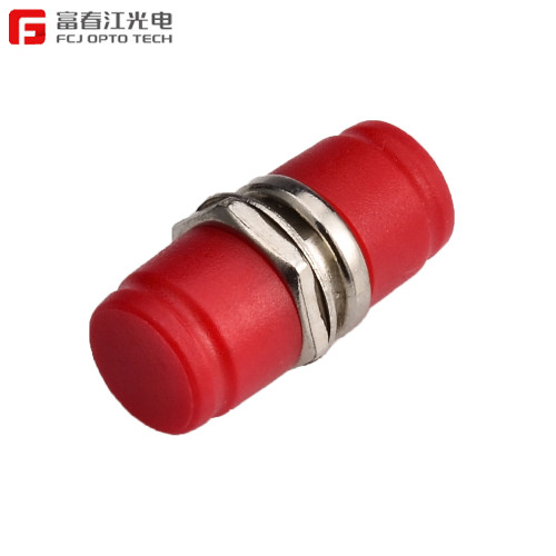 FCJ factory Fiber Optic Adapter ,FC adapter, with Flange, Red Hat