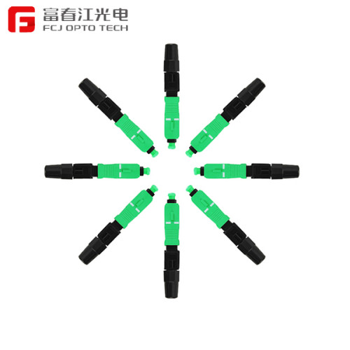 FCJ factory SC APC Embedded type fast connector Y02 ,  Fiber Optic Adapter SC UPC Embedded type fast connector Y01-FCJ OPTO TECH