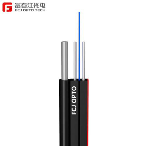 GJXFH (V) Striped FTTH Bow-Type Steel Type Drop Fiber Optic Cable