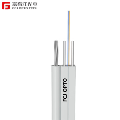 FCJ factoryy Steel Strand Drop Cable Strand Steel Wires Supporting Fig 8 Aerial Fiber Optic Cable