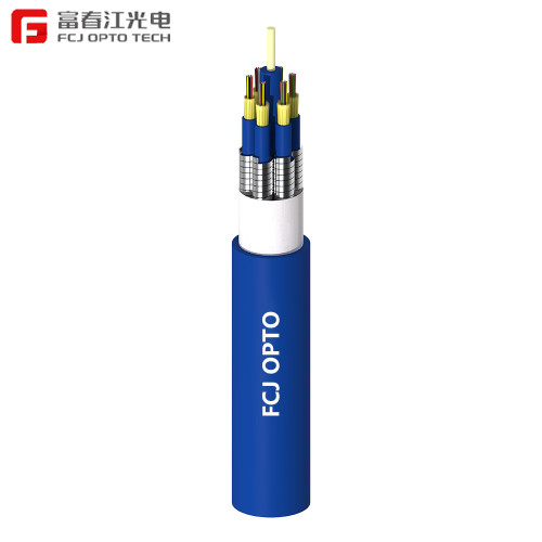 GJAFKV FRP Indoor Multi-Core LSZH Armored Bunch Fiber Optical Cable in Cord