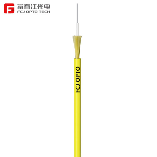 GJFJV Penyangga ketat Single Fiber Simplex/Sx 2.0/2.8/3.0mm Fiber Optic Indoor Cable