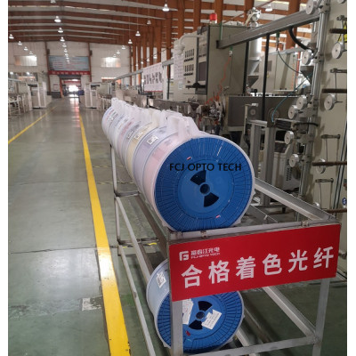 FCJ factory Colored G652D single mode optical fiber