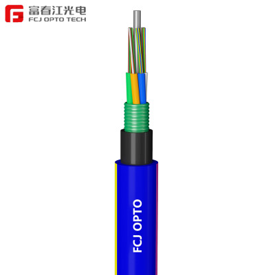 Kabel penambangan terdampar Kabel Optik Tahan Api Mgtsv 6 Core Fiber Optic Cable