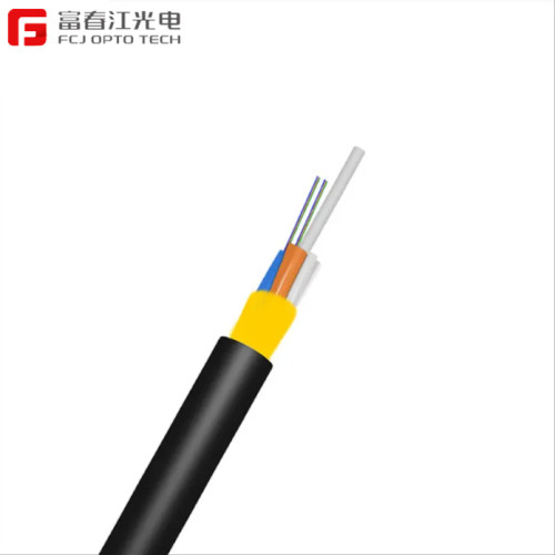 100M span ADSS Single jacket All Dielectric Self-supporting Aerial fiber optic cable