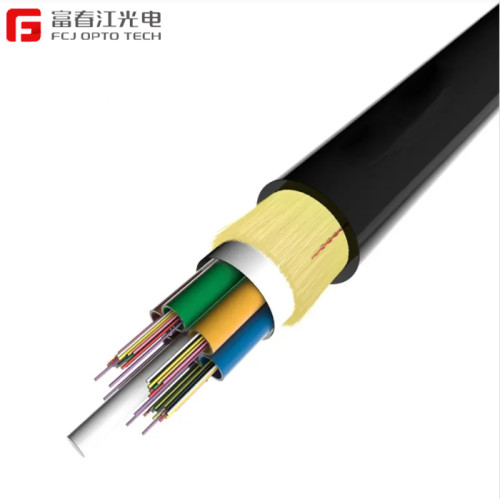 150M span ADSS Single jacket All Dielectric Self-supporting Aerial fiber optic cable