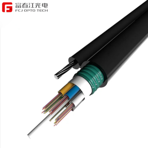 FCJ factory GYTC8S Figure 8 FTTH Fibra Optica Cable with Steel Messenger GYTC8S