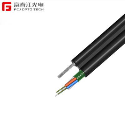 FCJ factory GYFTC8S Aerial High Quality Outdoor Fig-8 Fiber Optic Cable with Layer Filling Loose Tube