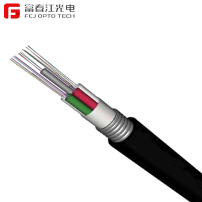 FCJ factory GYTA China Suppliers Multi Core Armoured Outdoor Fiber Optic Cable