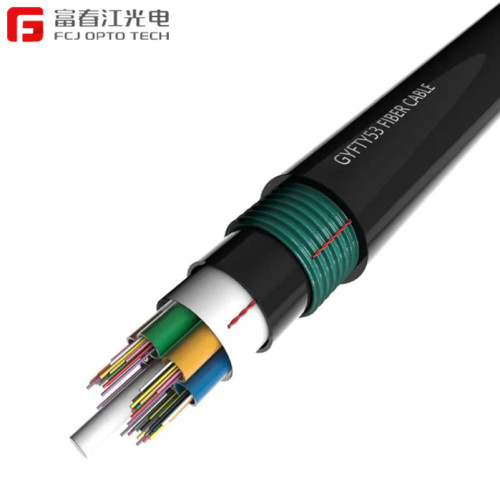 FCJ factory Armored GYFTY53 Stranded Loose Tube 12 24 48 72 Core Cable Optical Fiber for Optical Power Meter