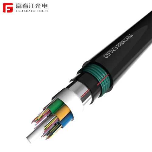FCJ factory Outdoor Armored Cable GYFTA53 48B1.3 Outdoor Armored Cable for Direct Burial