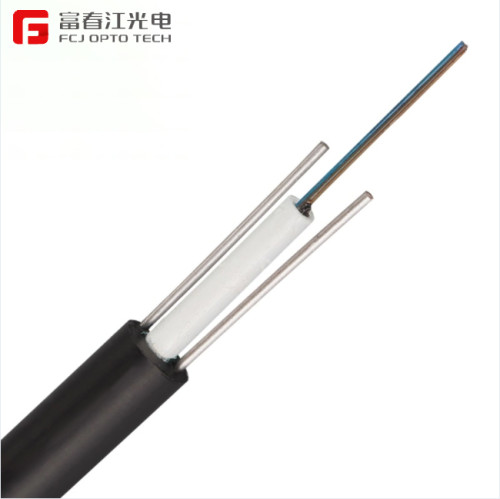 FCJ factory GYXY Non-Armored Uni-Tube Central Loose Tube Glass Armid Yarn PE Sheath Fiber Optic Cable