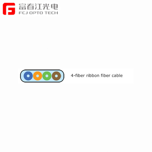 FCJ factory Ribbon Optical Fiber 4F G.657A2 Bend Insensitive Single-Mode Fiber For Multi-core fiber optic cable