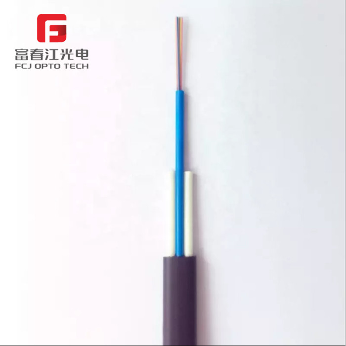 Cable de caída exterior dieléctrico de un solo tubo GYFXTBY