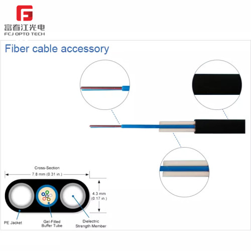 GYFXTBY Single-tube dielectric outdoor drop cable