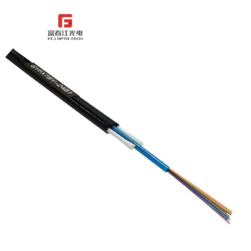 FCJ factory GYFXTBY FRP ， manufacturing indoor or outdoor gyfxtby flat cable ， Outdoor Aerial FTTH Flat Drop Cable Gyfxtby