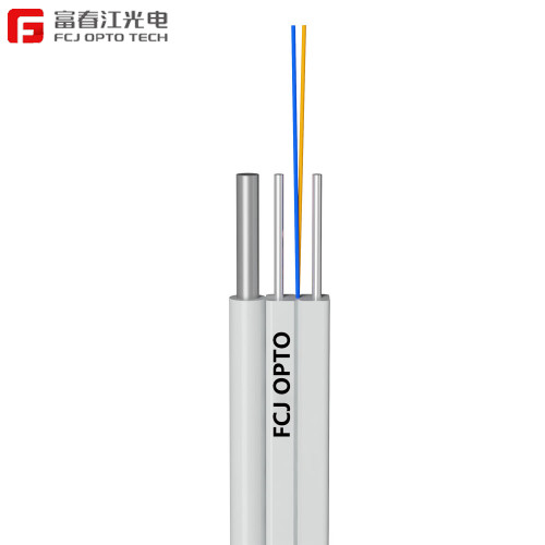 FCJ factory GJYX(F)CH FRP Drop Cable FTTH Dry Core Cable G. 652D Or G. 657A1 Fiber Optic Cable