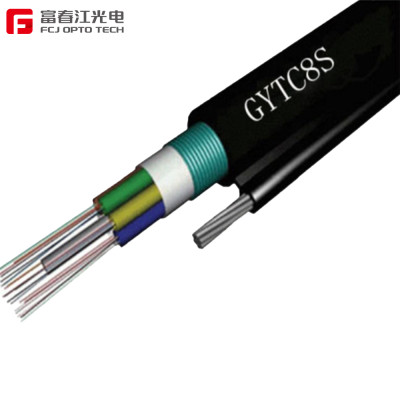 FCJ factory  Single jacket All Dielectric Self-supporting Aerial figure8 GYTC8S fiber optic cable