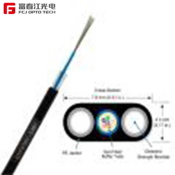 FCJ factory GYFXTBY FRP Drop Cable FTTH Dry Core Cable G. 652D