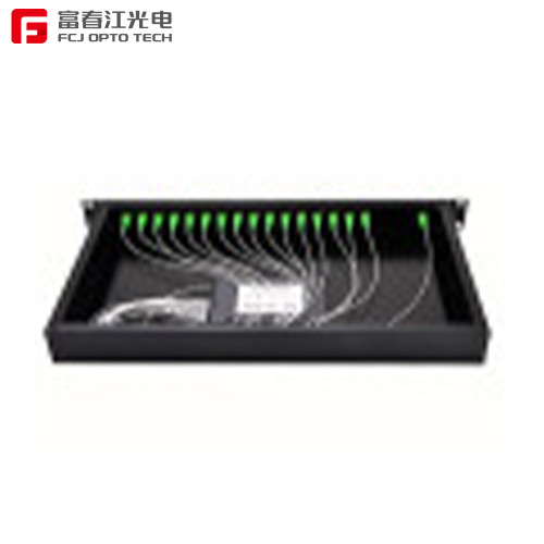 FCJ factory 1U rack mount splitter PLC Splitter Box Insert Sheet Type Fiber Optical Coupler Splitter