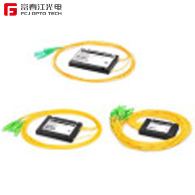 FCJ factory ABS Box type PLC Fiber Splitter Single Mode Fiber Optical 1X* Coupler PLC Splitter