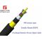 FCJ aerial self supporting ads 144 core fiber optic cable span 100m