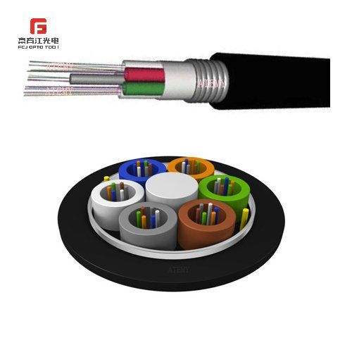 FCJ 12FO 24FO 48FO 96FO 144FO armored fibre optic cable GYTA