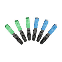 FCJ Sc Apc Fiber Optic Fast Connector Ftth Quick Connector Assembly Connector for Drop Cable