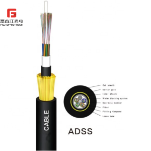 All-Dielectric Self-Supporting (ADSS) Fiber Optic Cable
