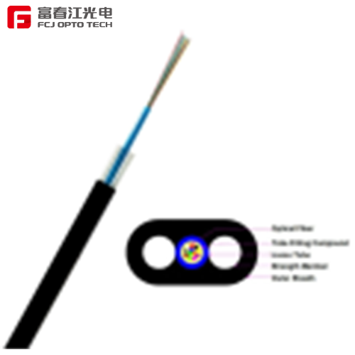 FCJ factory GYFXTBY Flat single core optical cable 2 12 core fiber optic