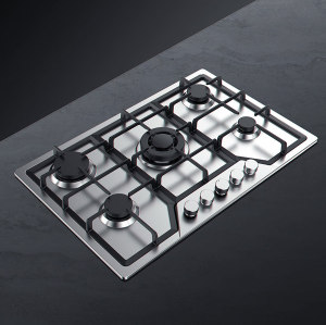 5 Burner Stainless Steel Gas Hob MGBS-765B5|760mm