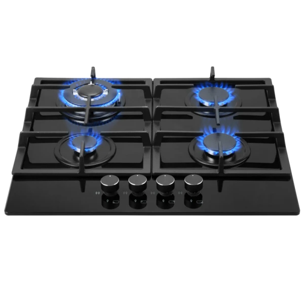 4 Burner Glass Gas Hob MGBG-604M2|600mm