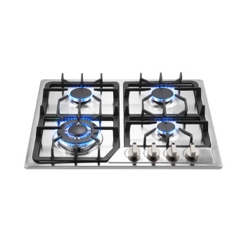 Encimera de gas de acero inoxidable de 4 quemadores|MGBS-604B2|585mm