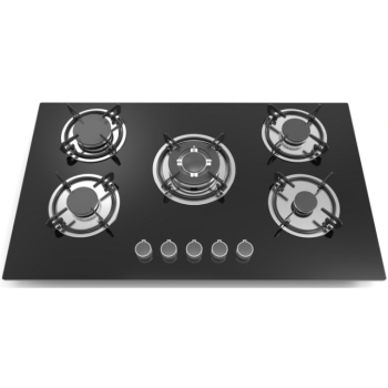 5 Burner Glass Gas Hob MGBG-875C3E|870mm