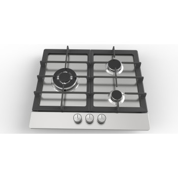 Placa de gas de acero inoxidable de 3 quemadores MGBS-603B6|585mm
