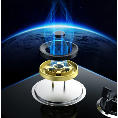 2 Burner Glass Gas Hob HBG-732M7|730mm