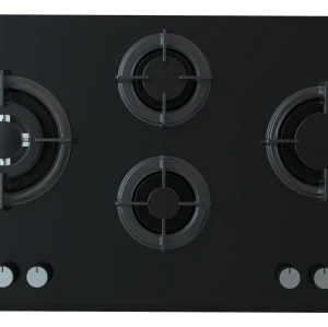 Стеклянная газовая варочная панель с 4 конфорками MGBG-874A2 | 870 мм