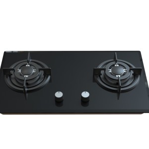 2 Burner Glass Gas Hob HBG-732A2|730mm