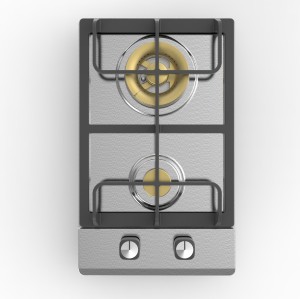 2 Burner Stainless Steel Gas Hob|MGBS-312R3|12 inch
