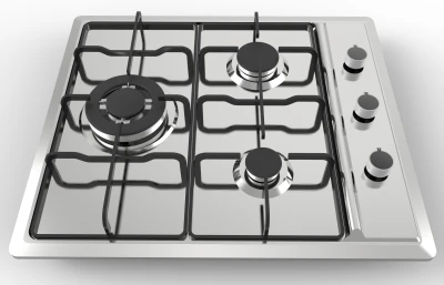 3 Burner Stainless Steel Gas Hob|MGBS-603D|580mm