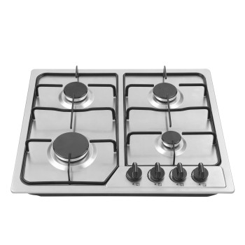 Encimera de gas de acero inoxidable de 4 quemadores|MGBS-604C|590mm