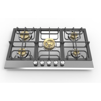 5 Burner Stainless Steel Gas Hob|MGBS-865R3|36 inch