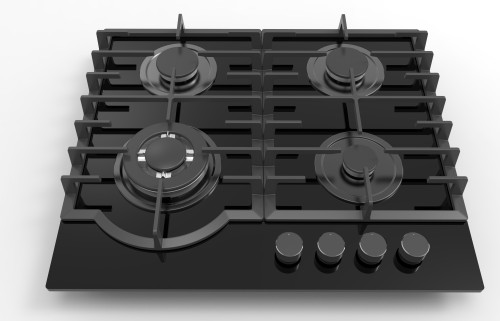 4 Burner Glass Gas Hob MGBG-604M3|24 Inch